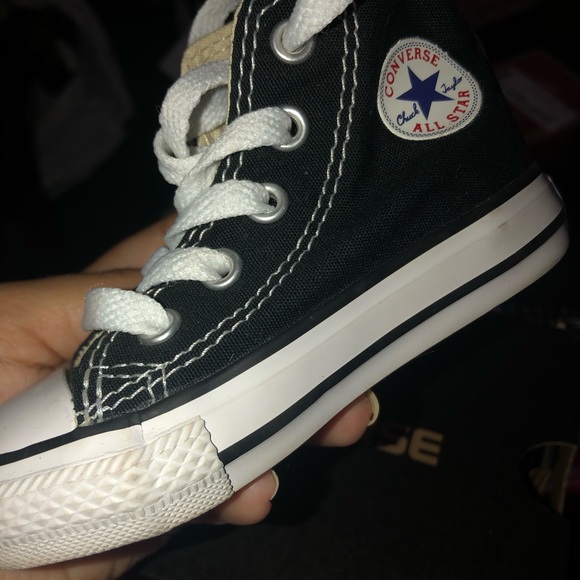 Hight-Top Converse (size 5 infant) - Picture 1 of 5